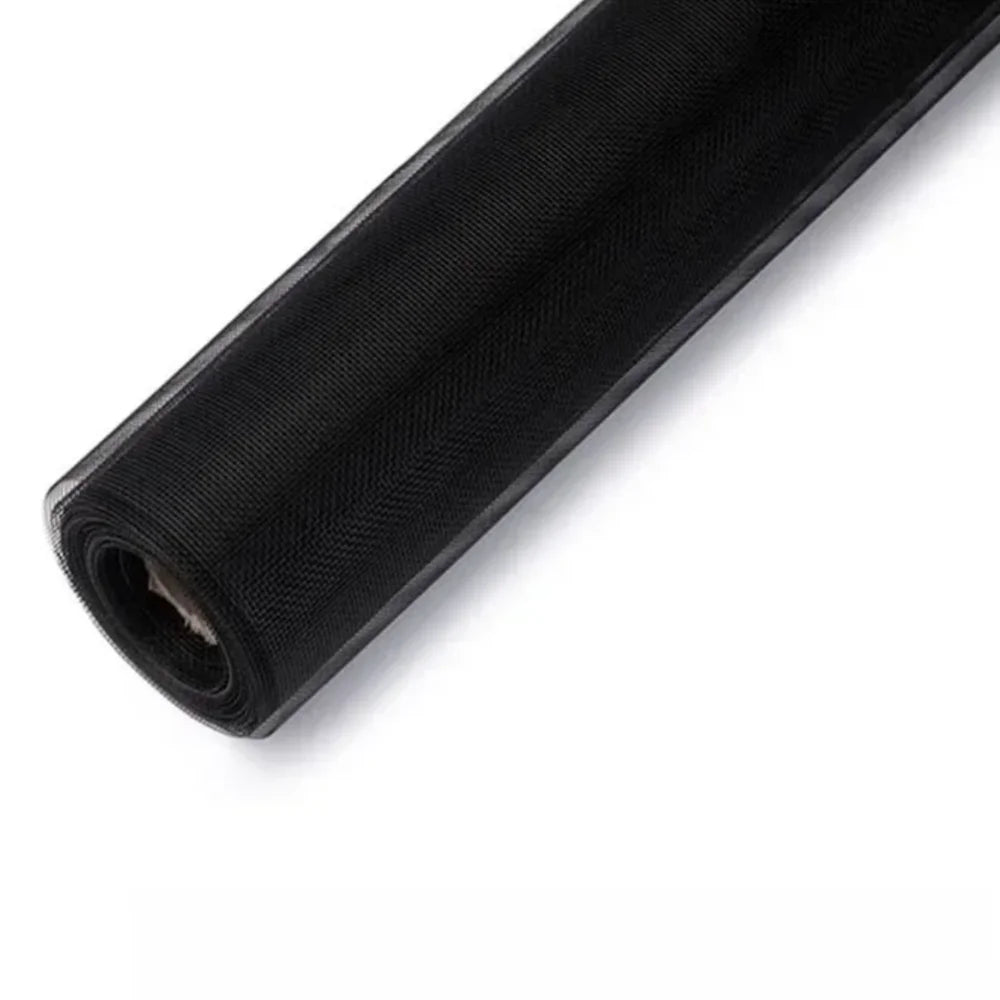 filet fenêtre noir gris blanc maille fine moderne 1m 2m 3mètres PVC étanche