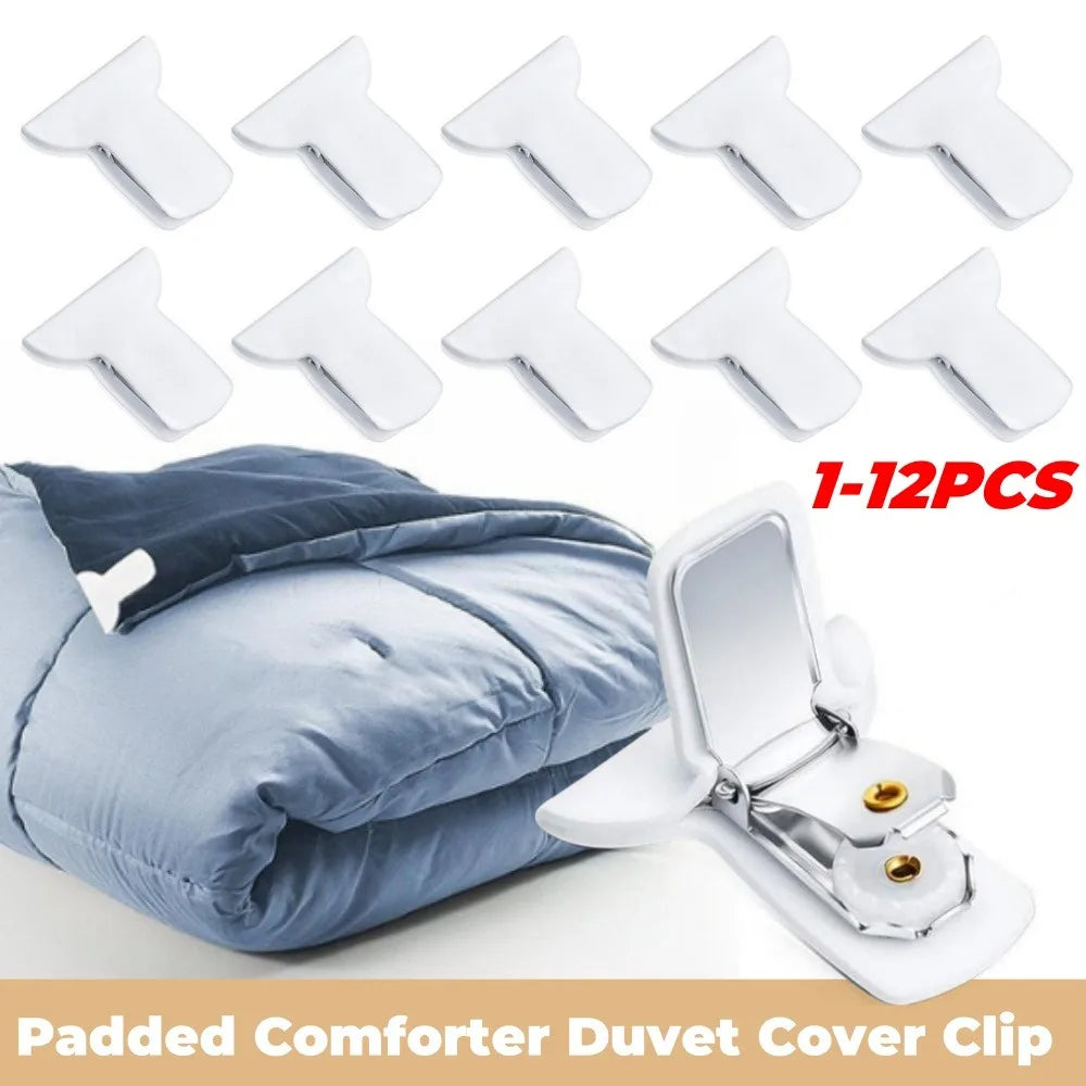 clips couvre lit rembourrés anti dérapants blancs modernes fixations housses lit outils fixation couvertures