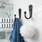 crochets murals noirs modernes vis ø4.3cm set 10 crochets vis maison cuisine salle bain