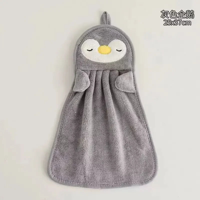 serviette bain rapide polaire animée oiseau canard blanc jaune rose opaques mignon crochetée