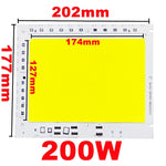 plaque led 100w 150w 200w blanc mat moderne source lumineuse encoche smart ic