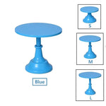 présentoir gâteaux métal noir bleu rouge rose blanc classique salon mariage fête