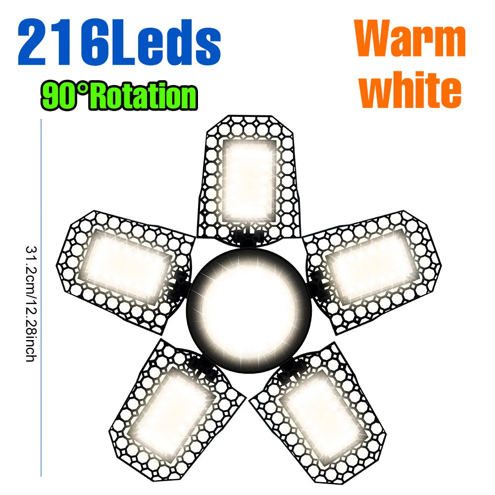 lampe led déformable noire grille hexagonale moderne e27 haute luminosité 20000h