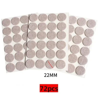 protecteurs meubles adhésifs anti rayures sol gris pratique chaises tables pieds feutre rond