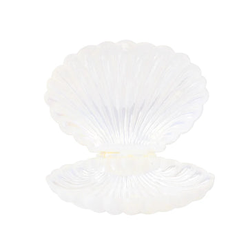 coquilles coquillage blanc rose bleu violet rayées moderne décoration anniversaire mariage noël enfants