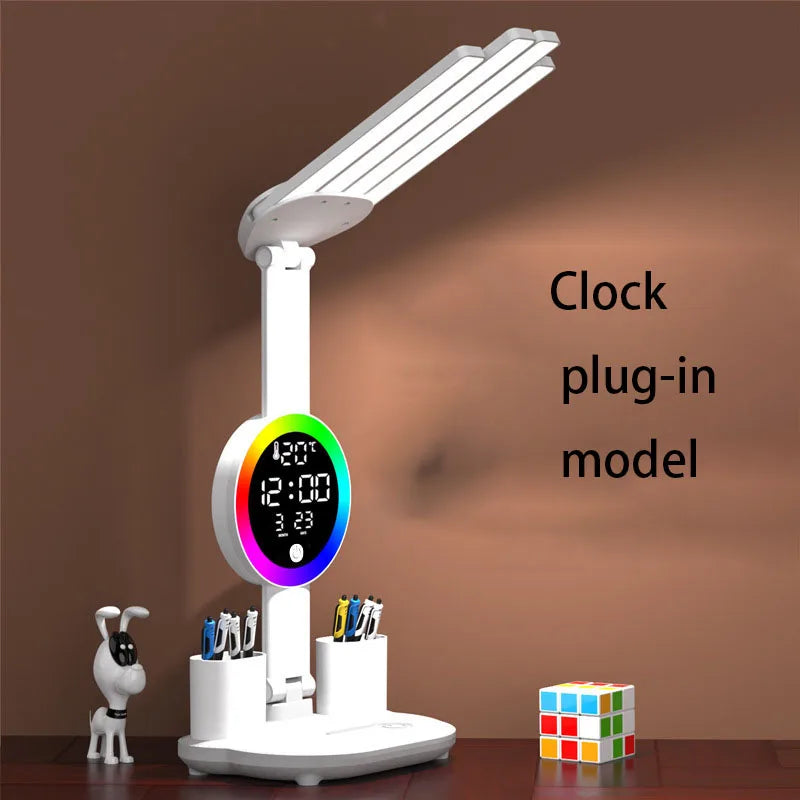 lampe led ventilateur écran digital supports accessoires multifonctionnelle charge usb