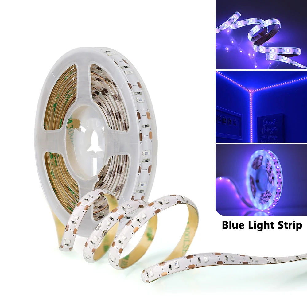 ruban led blanc bleu moderne ip65 waterproof 5v smd2835 adhésif 1m 2m 3m usb