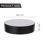 support rotatif électrique blanc noir moderne plateau tournant rechargeable bijoux adhésif câble usb