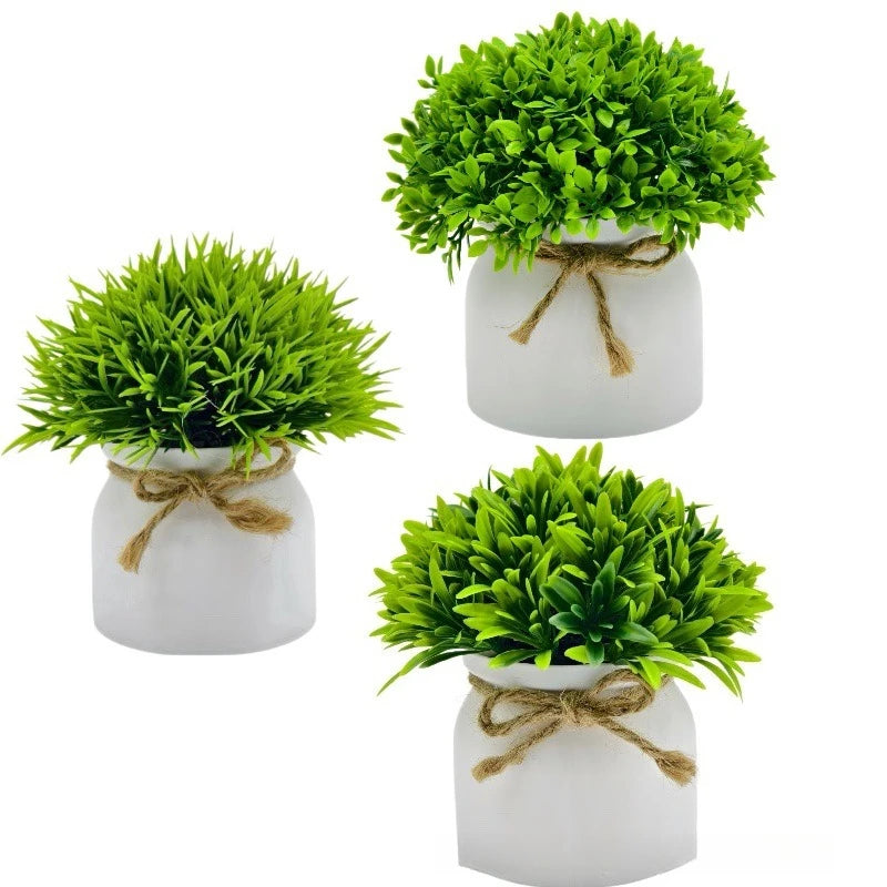 plante artificielle feuilles pointues vert clair moderne ruban jute décoration intérieure maison salon ornementalité