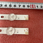 bande rétro éclairage led blanc téléviseur samsung clips fixation connecteurs