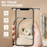 lampe led double tête clip noir blanc moderne interrupteur tactileflux lumineux réglableusb