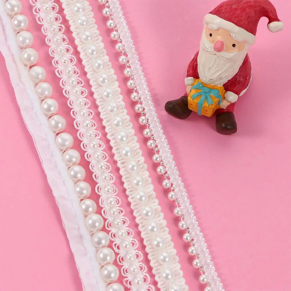 ruban décoratif blanches nylon coton blanc opalescent artisanat applique coiffure accessoire couture