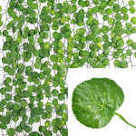 guirlande végétale artificielle feuilles vertes modernes décoration extérieure 26m longueur totale