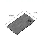 serviette thé gris moderne imprimé ondulé absorption d'eau tissu épais cuisine table basse accessoire