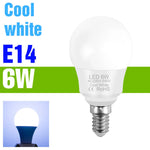 ampoule led 20w e14 e27 blanc froid chaud moderne mat opacité 2700k 6500k 20000h