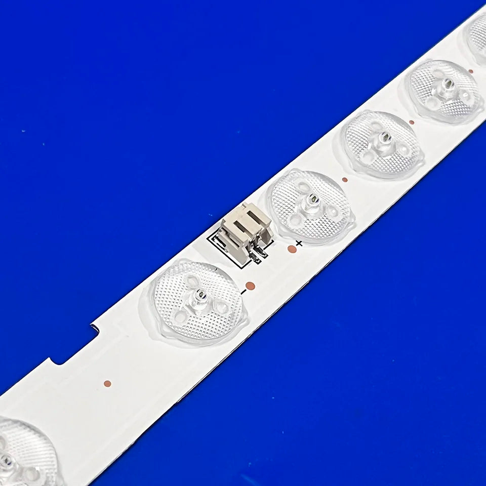 barre lumineuse led industrielle blanche bleue connecteur usb points fixation