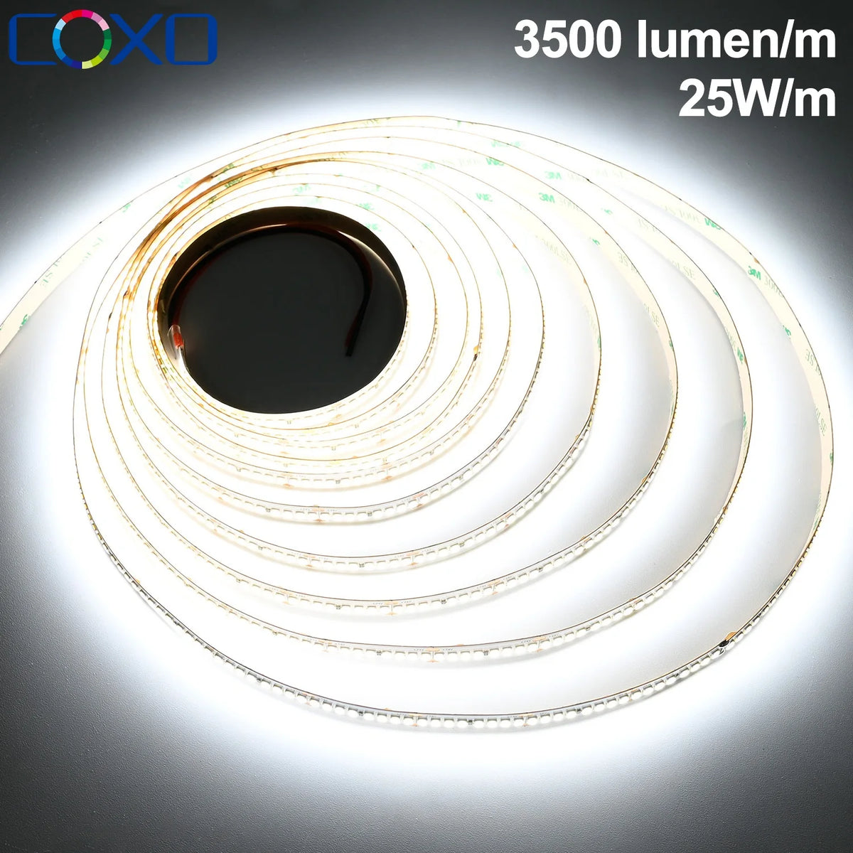 ruban led flexible blanc moderne adhésif 3m 256 led 3000k 6000k dc24v