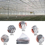 filet tissu protection solaire argenté blanc orange agricole utilitaire semi transparent échantillons serre jardin