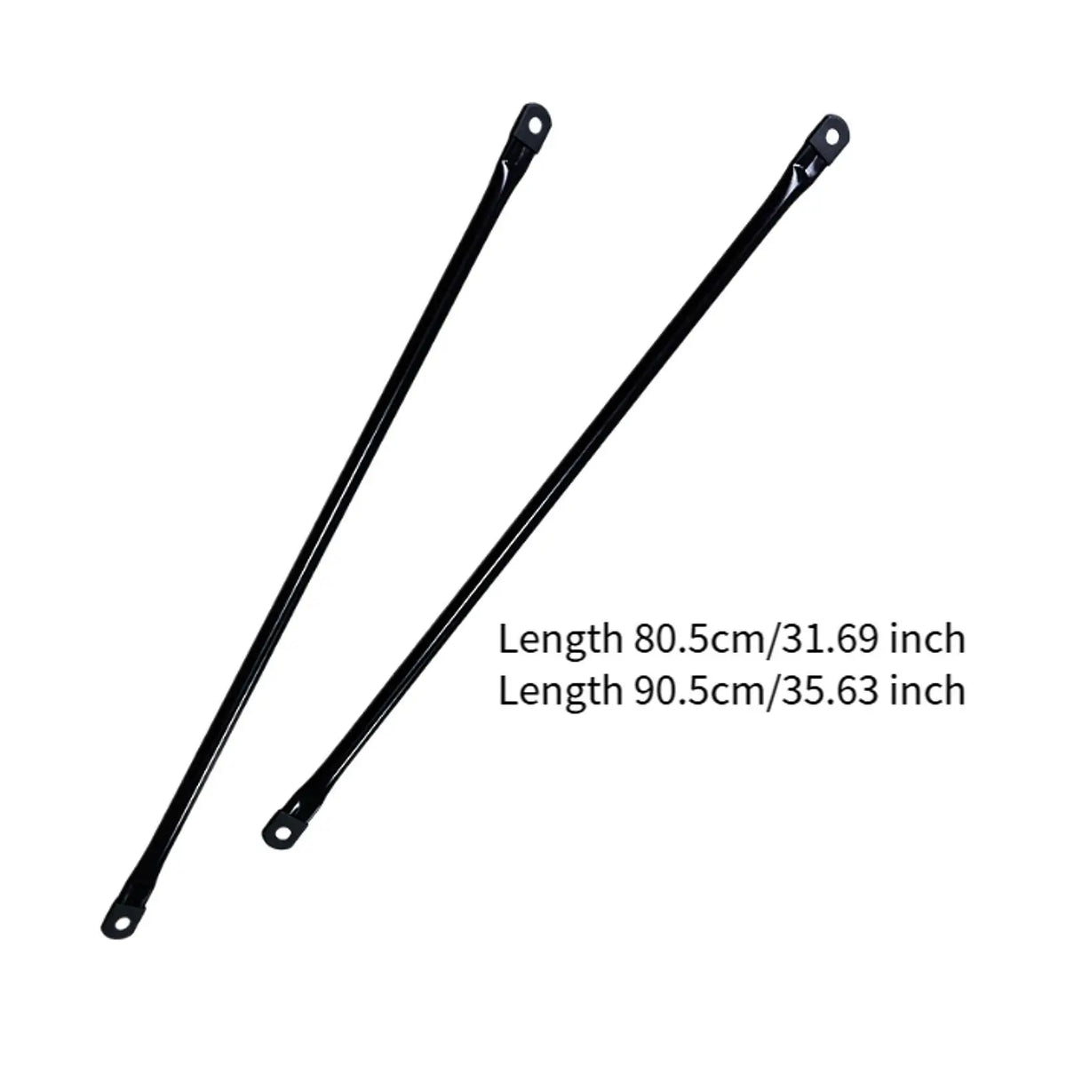 barres suspension balançoire métal noir moderne 80.5cm 90.5cm