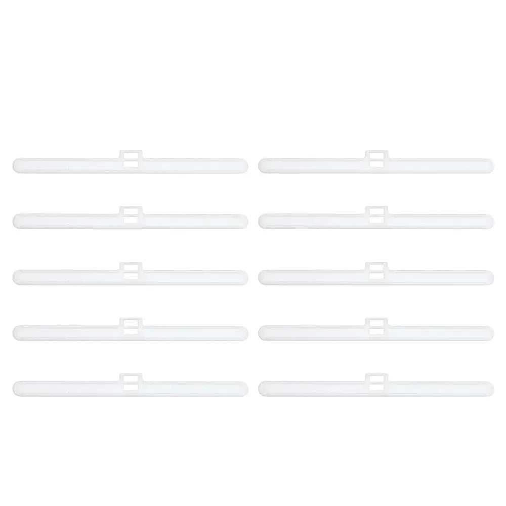 plaquettes rideau vertical blanc moderne clips remplacement suspension 127mm 89mm 10pièces