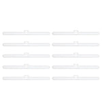 plaquettes rideau vertical blanc moderne clips remplacement suspension 127mm 89mm 10pièces
