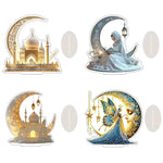 décoration figurine acrylique dragon ange fée motifs floraux orientaliste fantaisie spiritualité