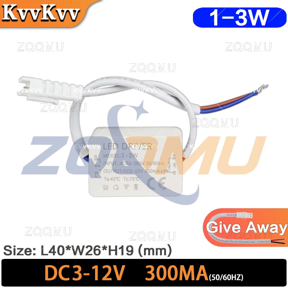 adaptateur alimentation led driver 36w 30w 18w constante 300ma moderne encastrable