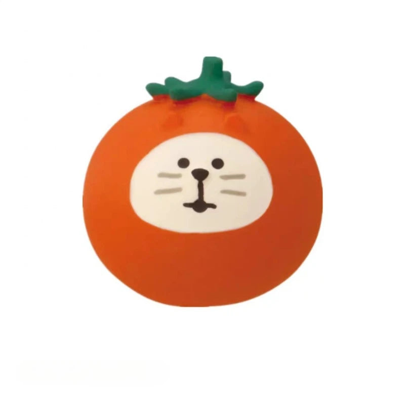 jouets légumes animés couleurs vives cartoon visage expressif décoration étagère chambre enfants adolescents