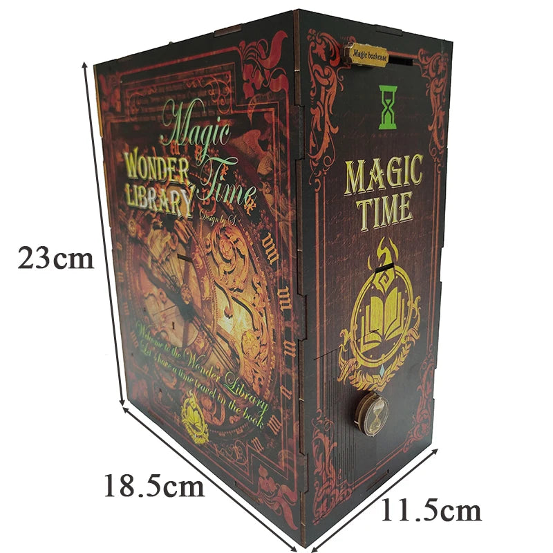 Détail assemblage serre-livres lumineux