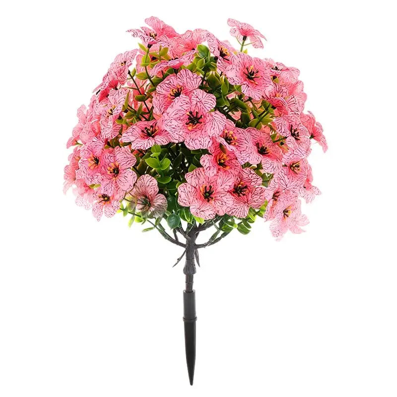 décoration intérieure moderne bouquet artificiel violet rose rouge jaune fleurs polyester piquet simple