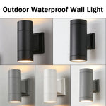 applique murale extérieure led aluminium moderne étanche jardin porche entrée lumière chaude blanche