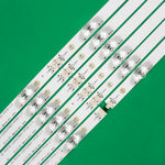 bande lumineuse led blanc moderne connecteurs électriques fixations numéros série imprimés