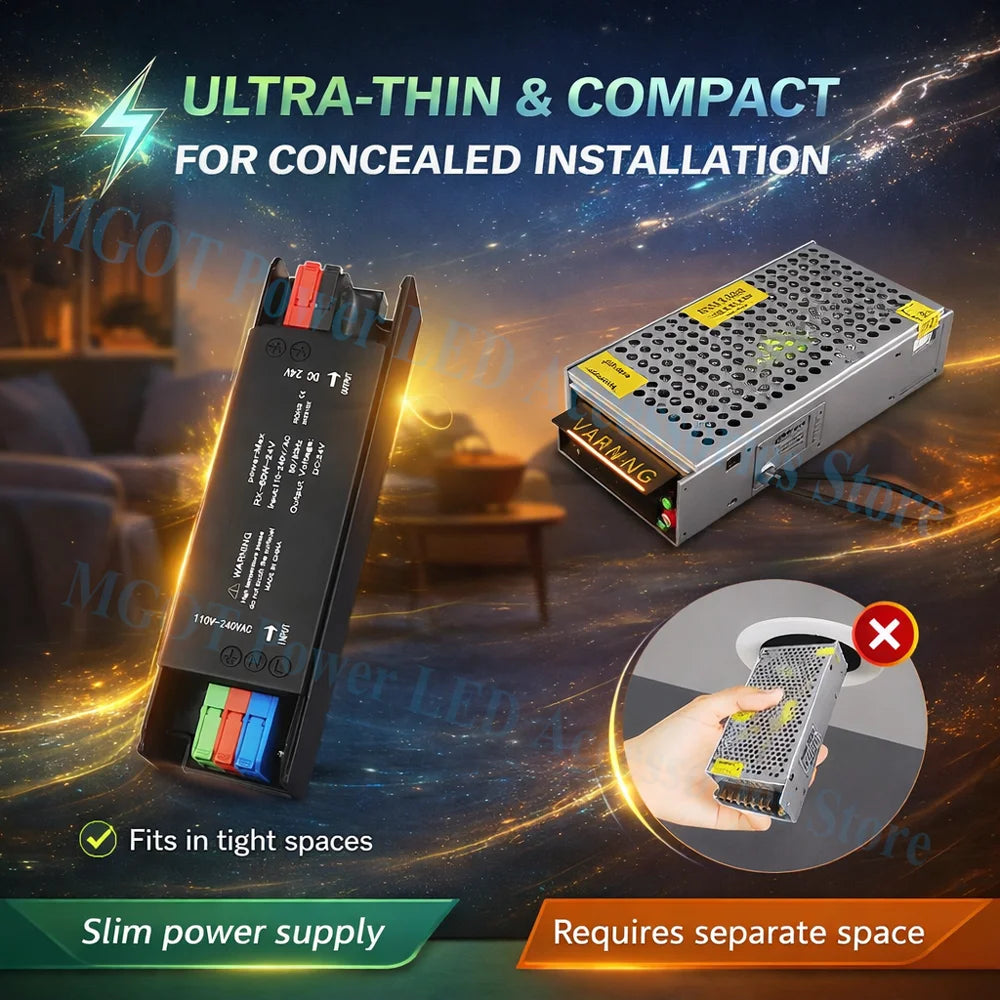 transformateur alimentation 12v 24v 60w 100w 200w 300w 400w 110v 220v led surveillance