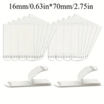 adhesive clip frame hanging stickers easy removable without residue white 12 pieces