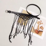ceinture tissée franges vert olive blanche boho chic femme ACCESSOIRE JUPES MODE ETHNIQUE ANCIENT