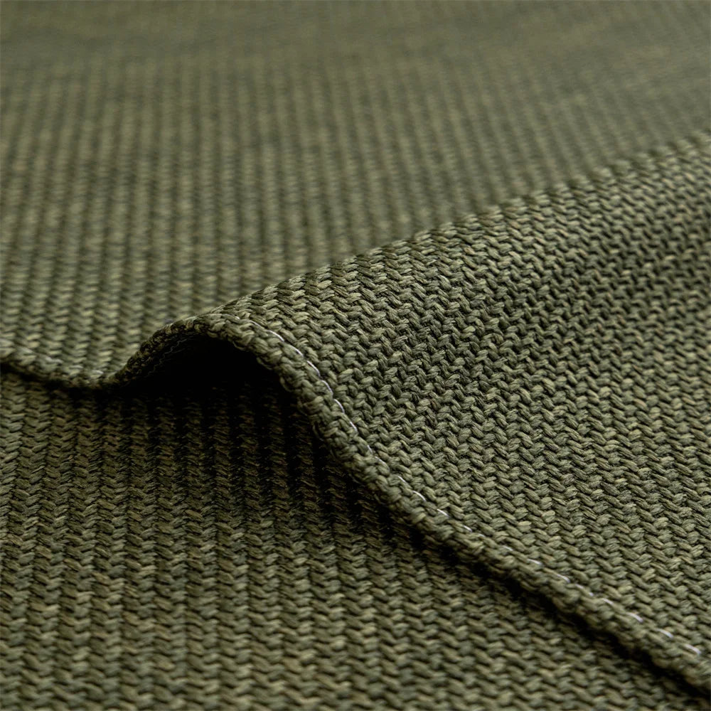 coussin canapé vert olive moderne tissu polyestère petite pointure sans couture