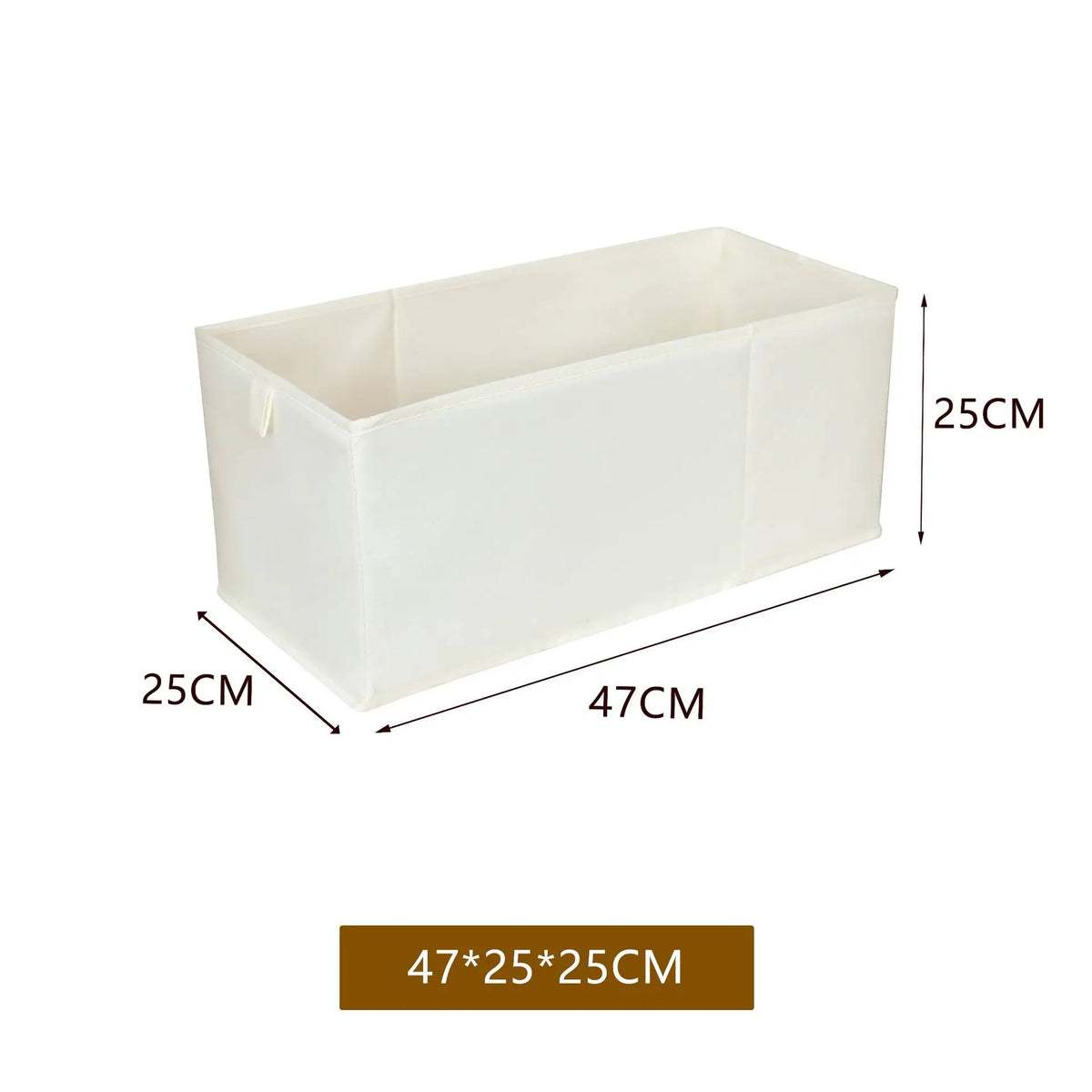 boîtes rangement tissu beige moderne opaques étroites longues sous lit chambre salon buanderie