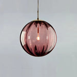 lampe suspendue moderne verre texturé bleu marron gris ampoule edison filaire 249lm 3ans garantie