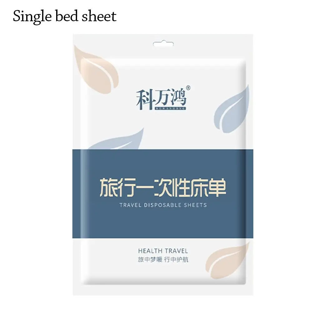 draps jetables blanc bleu foncé gaufrés modernes literie hygiène voyage minimaliste