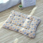 tapis lit doux chat petit chien couverture peluche animaux compagnie confort maison