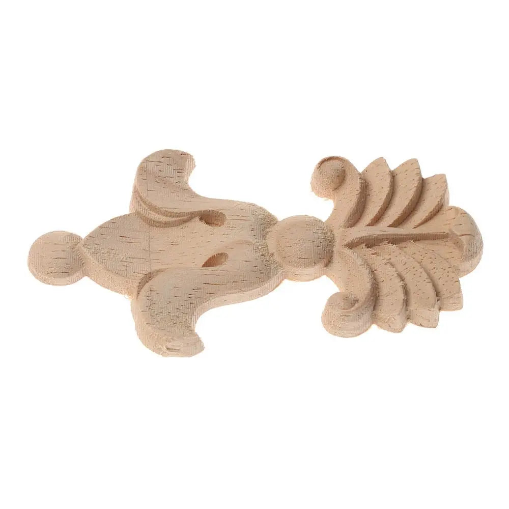appliques murales bois sculptées fleurs détaillées artisanal baroque naturel moderne