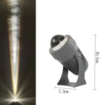 projecteurs led extérieurs 20w rouge vert bleu ip66 moderne gris nervures horizontales support métallique