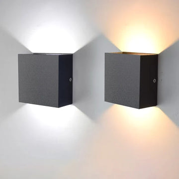 appliques murales led noir blanc contemporaines éclairage chambre cuisine 220v 6w 90 260v 249