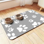 tapis sol anti dérapant absorption eau empreintes chiens clips moderne noir gris beige