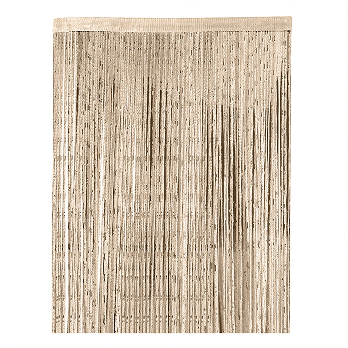 rideaux franges transparents argenté doré blanc glamour français européen chambre maison