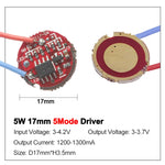 LED chip blanc haute puissance 3W 5W 16mm 20mm PCB moderne