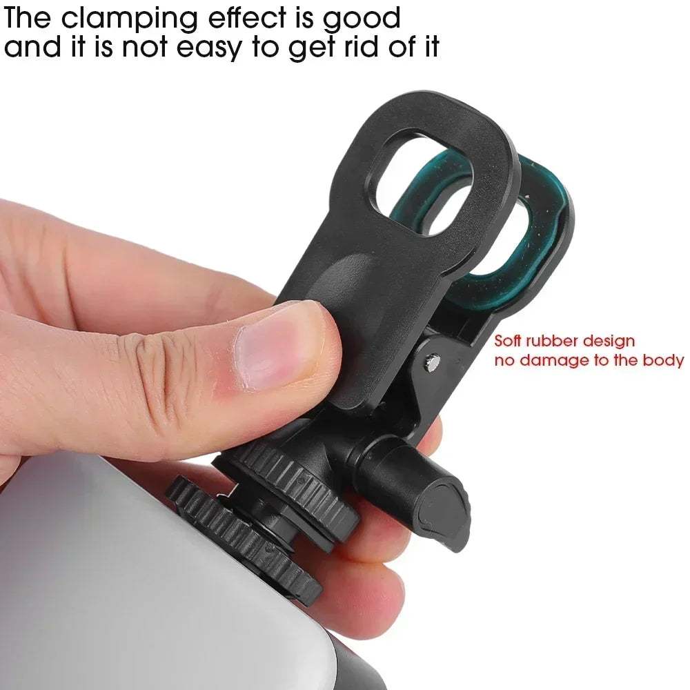 lampe led selfie noir blanche clip réglable modernes maquillage tiktok direct videoconférence