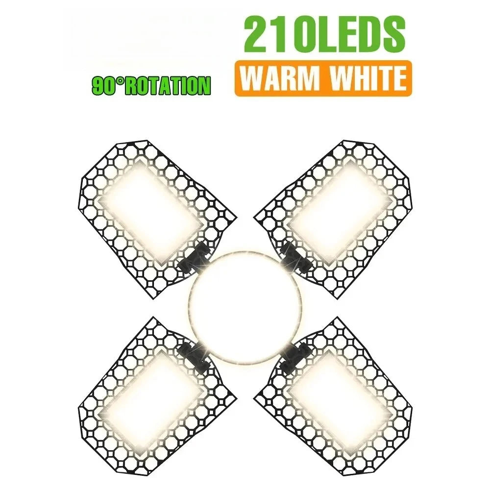lampe led déformable noire grille hexagonale moderne e27 haute luminosité 20000h