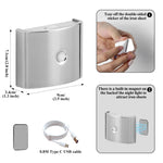 lampe murale moderne dorée led rechargeable détecteur mouvement 120deg angle chambre salon