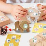 stickers autocollants dents mignonnes expressions cartoonesques accessoires blanc bleu vert rose jaune 500 feuilles